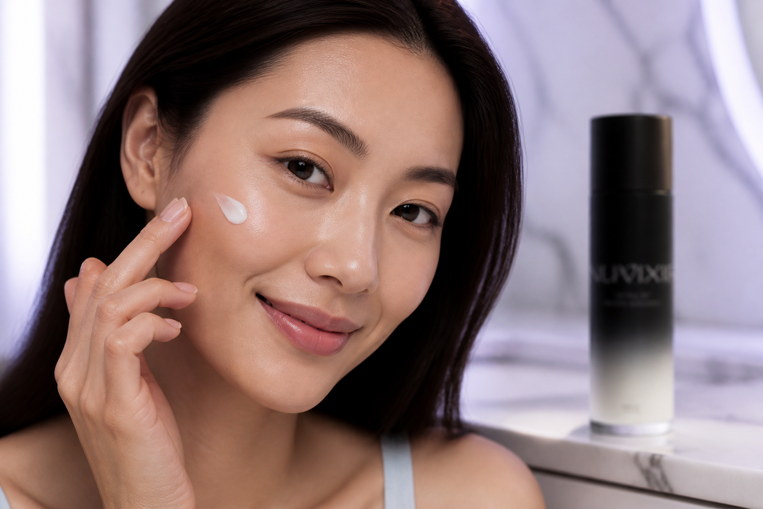 Intra-X cream on skin
